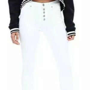 Hudson Jeans Ciara Super Skinny Exposed Button